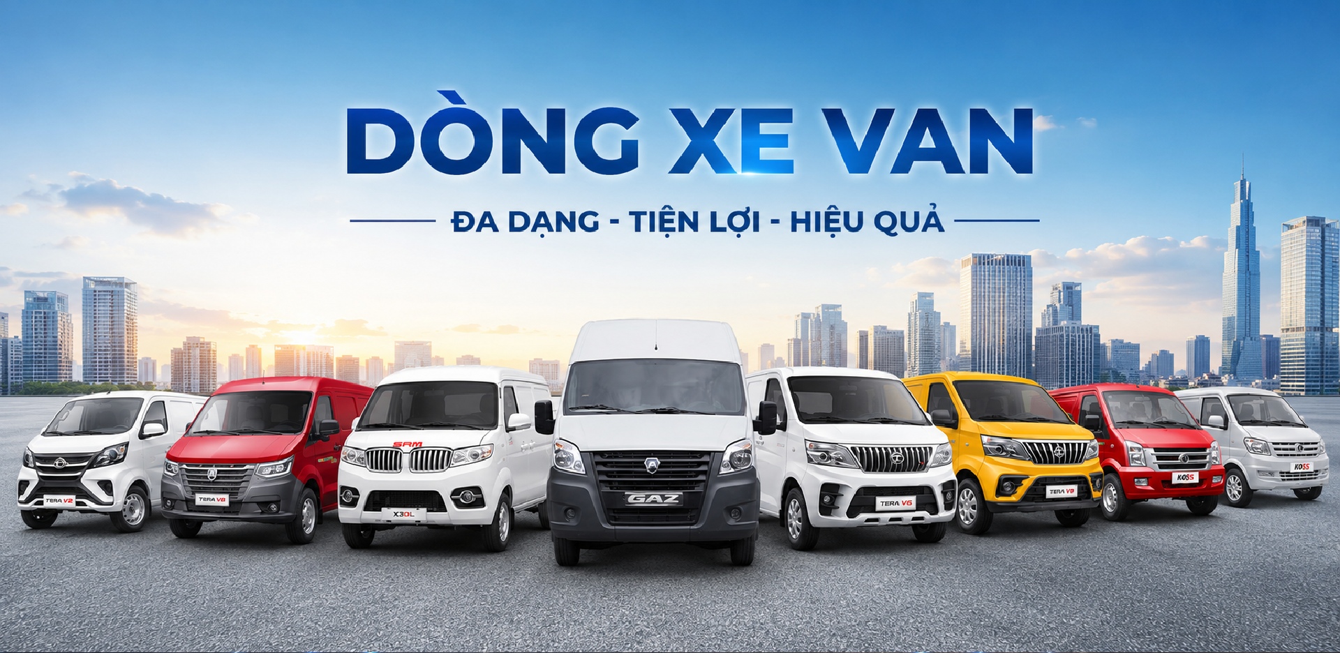 Banner xe van