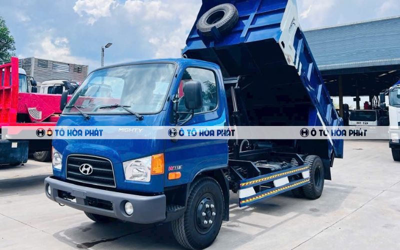 Thùng ben dạng vát (Chữ V) tiện lợi cho việc bóc dỡ đồ
