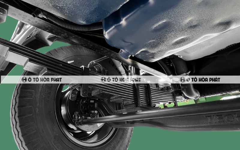 Khung gầm chassis được chế tạo từ thép dập 2 lớp