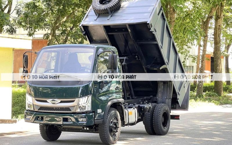 Xe ben Veam Forland D90 có thể vượt lầy nơi công trình