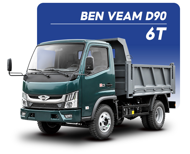 xe ben Veam Forland D90 6 tấn
