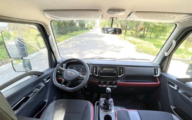 Các tiện ích trong xe ben Veam D90 được sắp xếp khoa học
