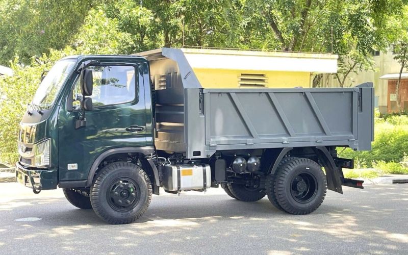 Xe ben Veam D90 trang bị hộp số 8 tiến và 2 lùi