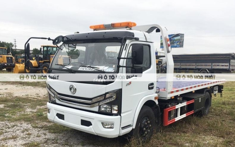 hiệu suất vận hành xe cứu hộ giao thông dongfeng 2 chức năng sàn 5m4