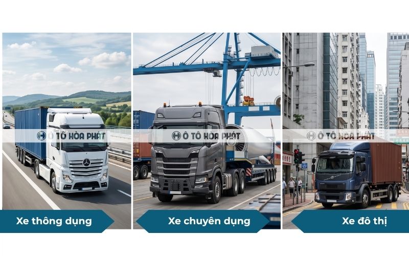 Phân loại xe đầu kéo theo công năng