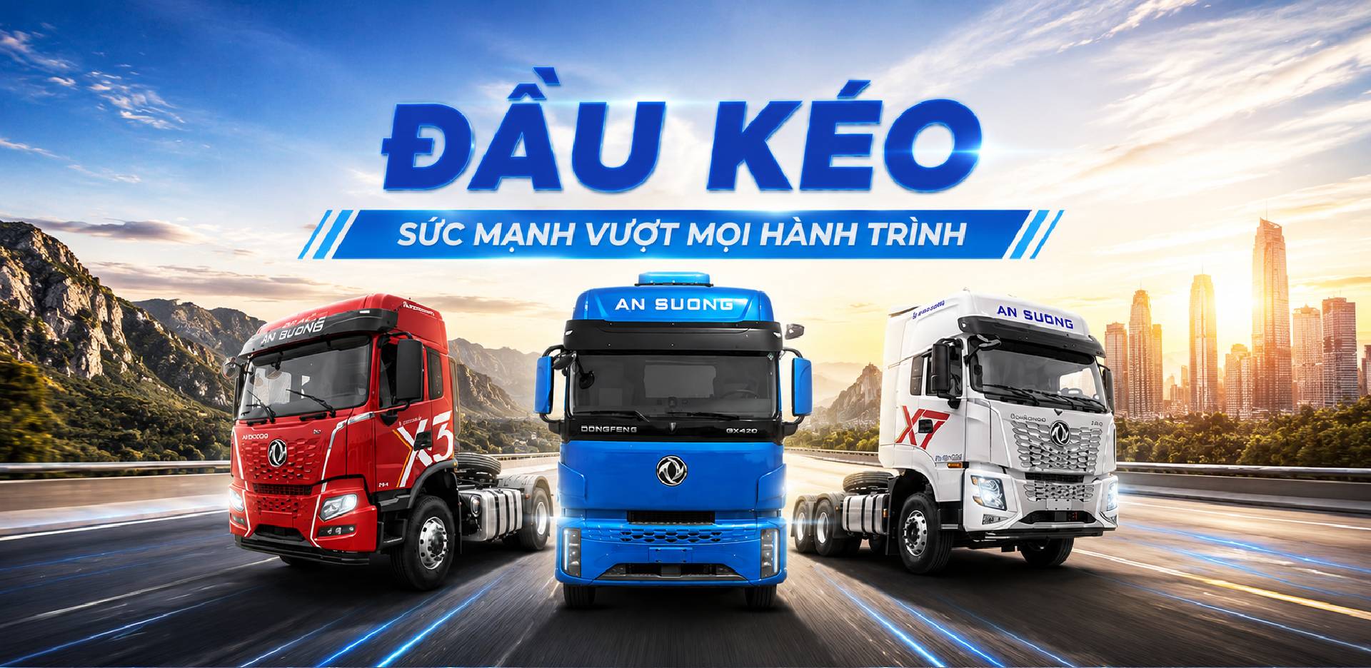 Banner xe đầu kéo
