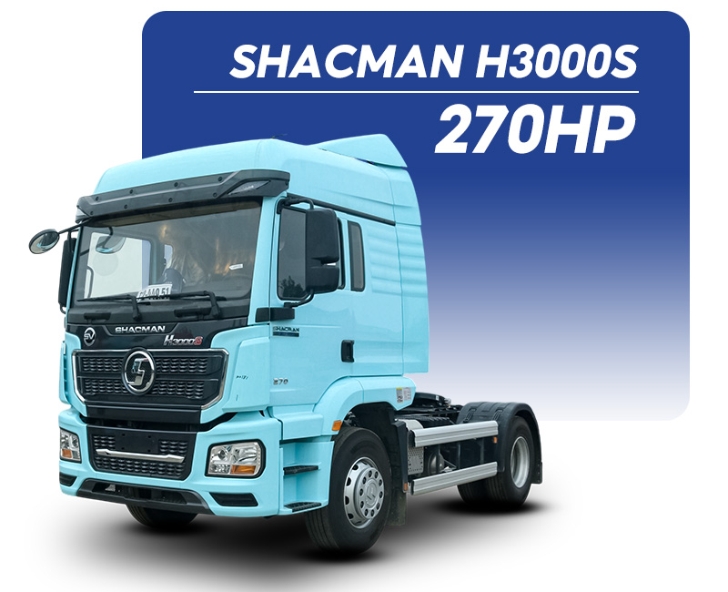 Xe đầu kéo Shacman H3000S 270 HP 1 cầu tải kéo 33 tấn