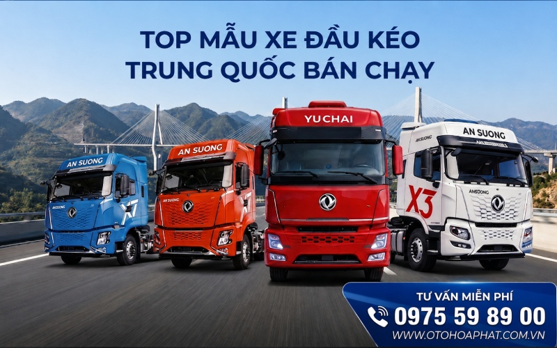 Xe đầu kéo Trung Quốc có giá thành hợp lý, vận hành ổn định