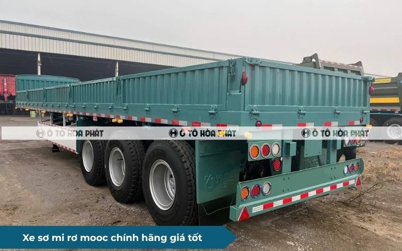 Mua xe sơ mi rơ mooc chính hãng tại Ô tô Hoà Phát