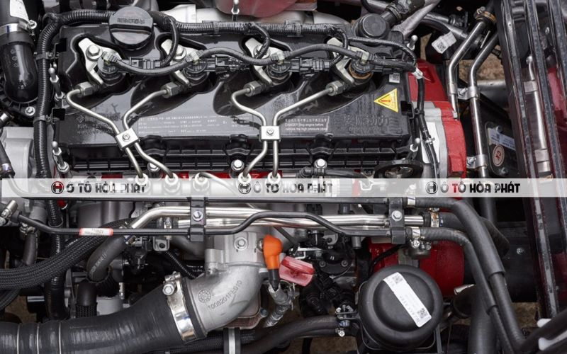Xe tải JAC N350SL E5 trang bị khối động cơ Diesel