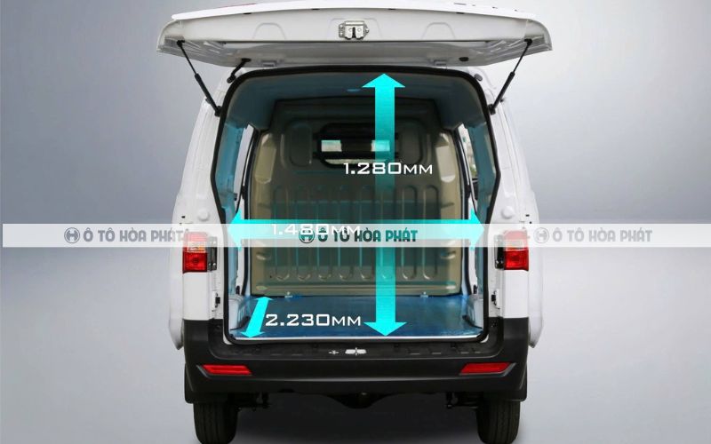 Thùng hàng vuông vức dài 2m23